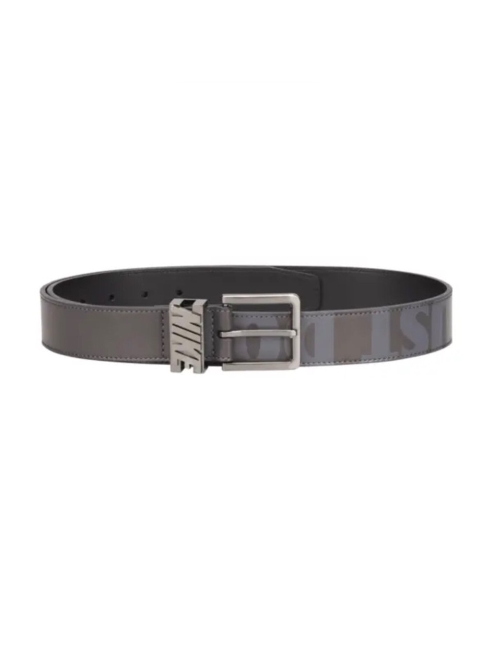 Nike Men’s Belt with Logo Buckle Gray/Silver Size-Large 38-40 NWT